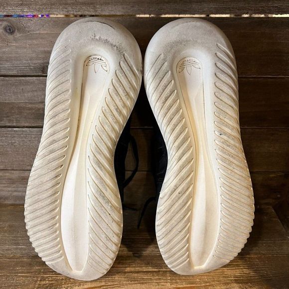 Womens Adidas Tubular Viral Black Athletic Running Sneakers Shoes Size 10 M GUC - Picture 5 of 6